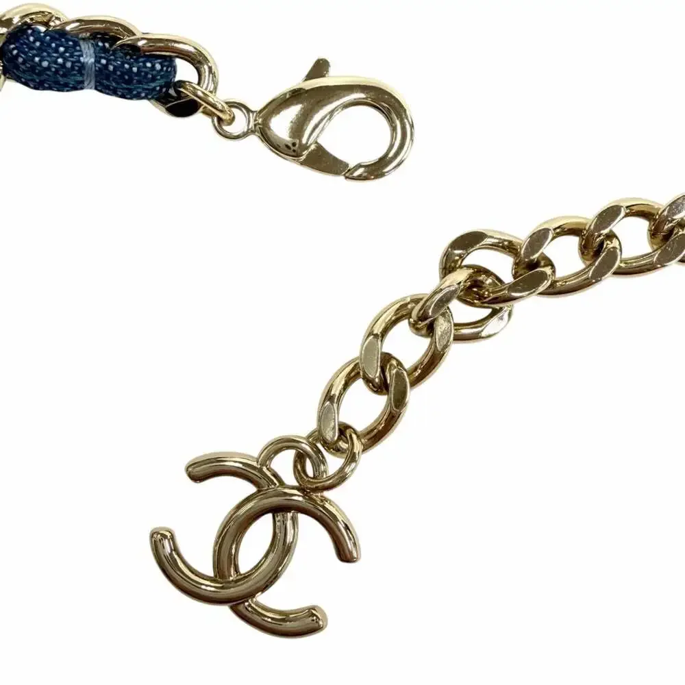 Chanel Cc Logo Chain Pendant Necklace #261270C20B